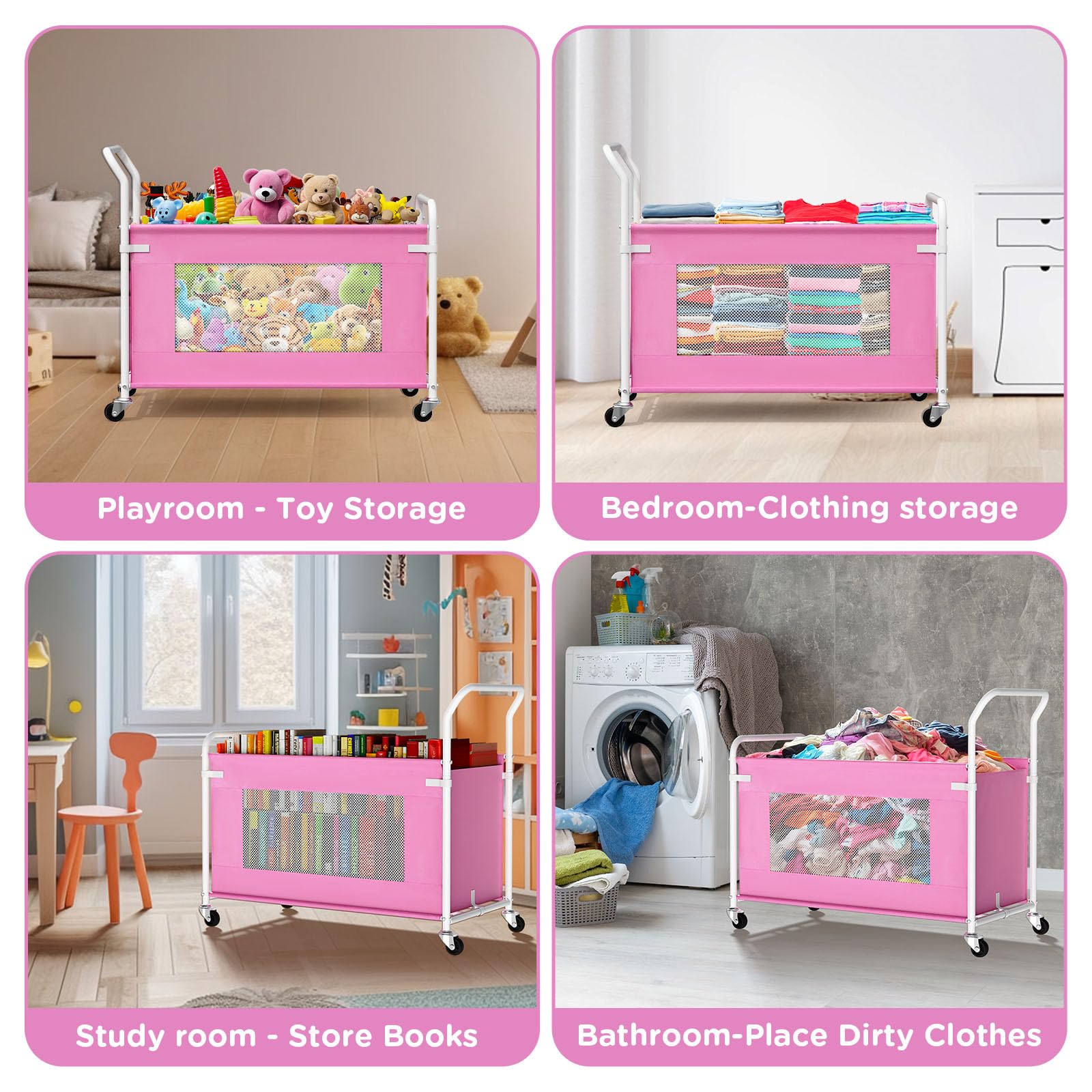KEEGH durable handles simplify lifting and transporting for kids.