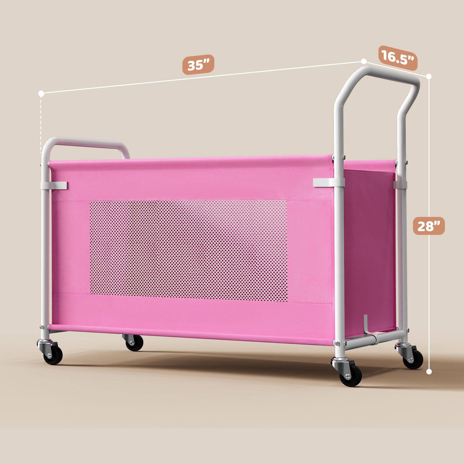 KEEGH wheels glide smoothly, letting kids help tidy the room.