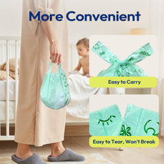 KeenEcho extra-thick tear-resistant bags resist tearing and stretching.