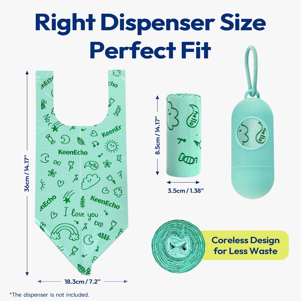 KeenEcho odor-locking seal keeps smells contained and leaks prevented.