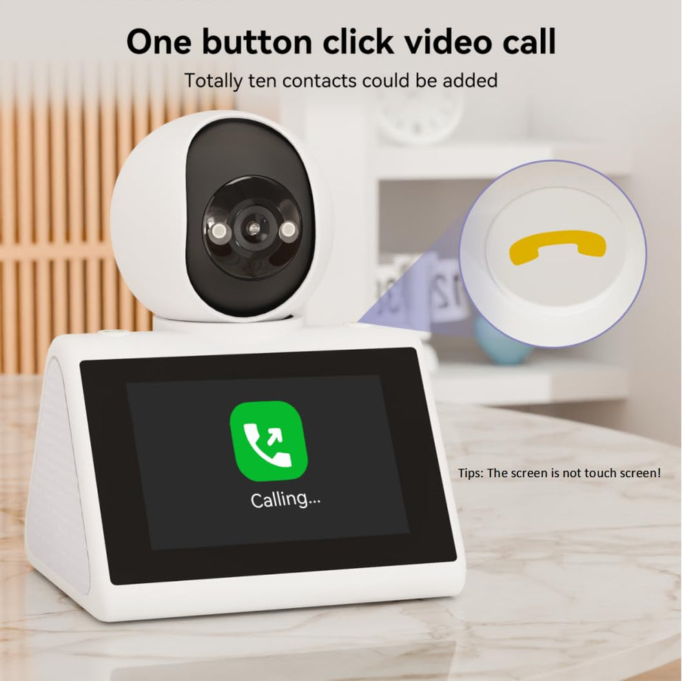 KEENLUK two-way video call delivers clear conversations with loved ones.