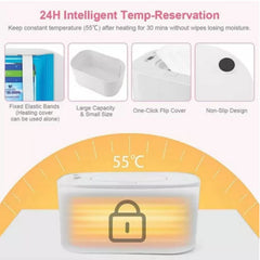 Keenso Baby Wipe Warmer lid open for one hand operation
