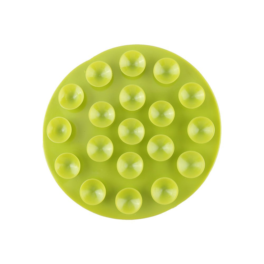 Keenso Magic Suction Mat Baby green in travel setting shows mess-free dining anywhere.