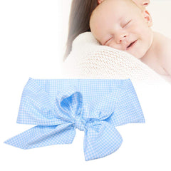 Keenso swaddle wrap big bowknot close-up highlighting cute design and fabric.