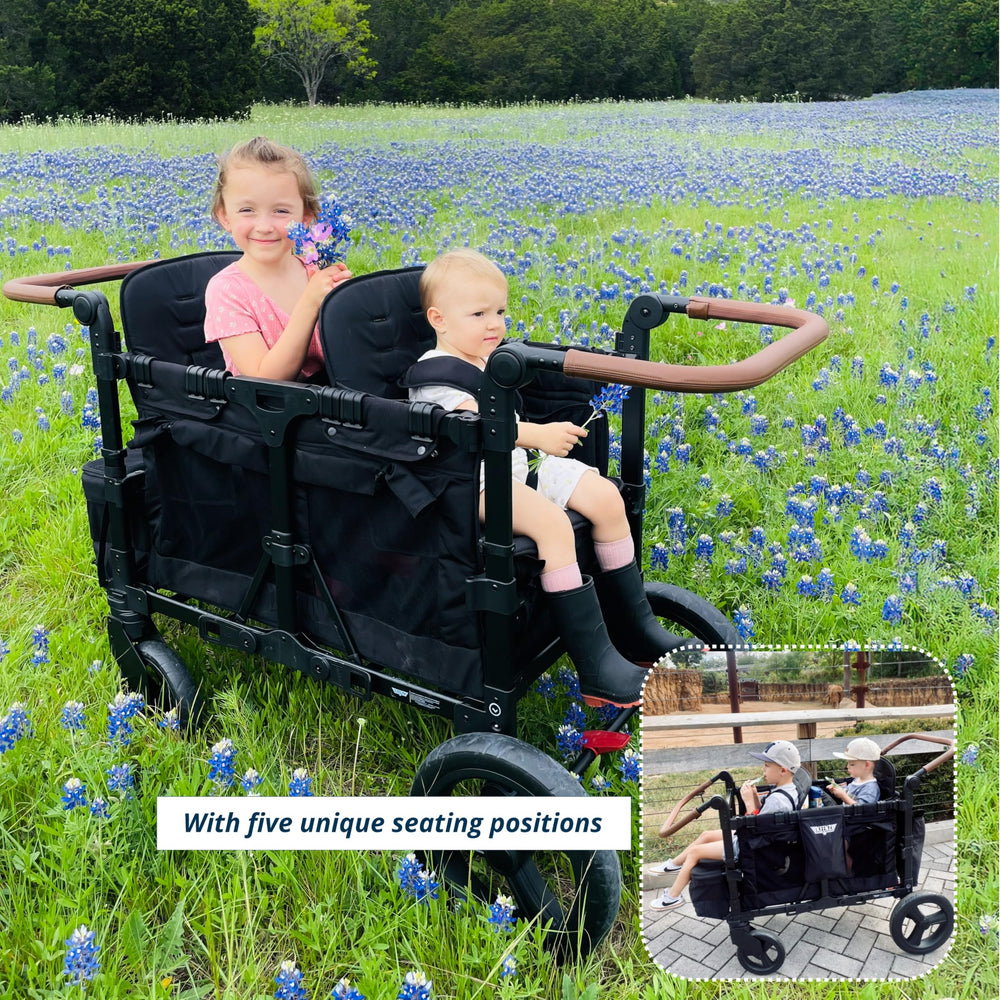 Keenz VYOO dual five-point harness keeps children secure