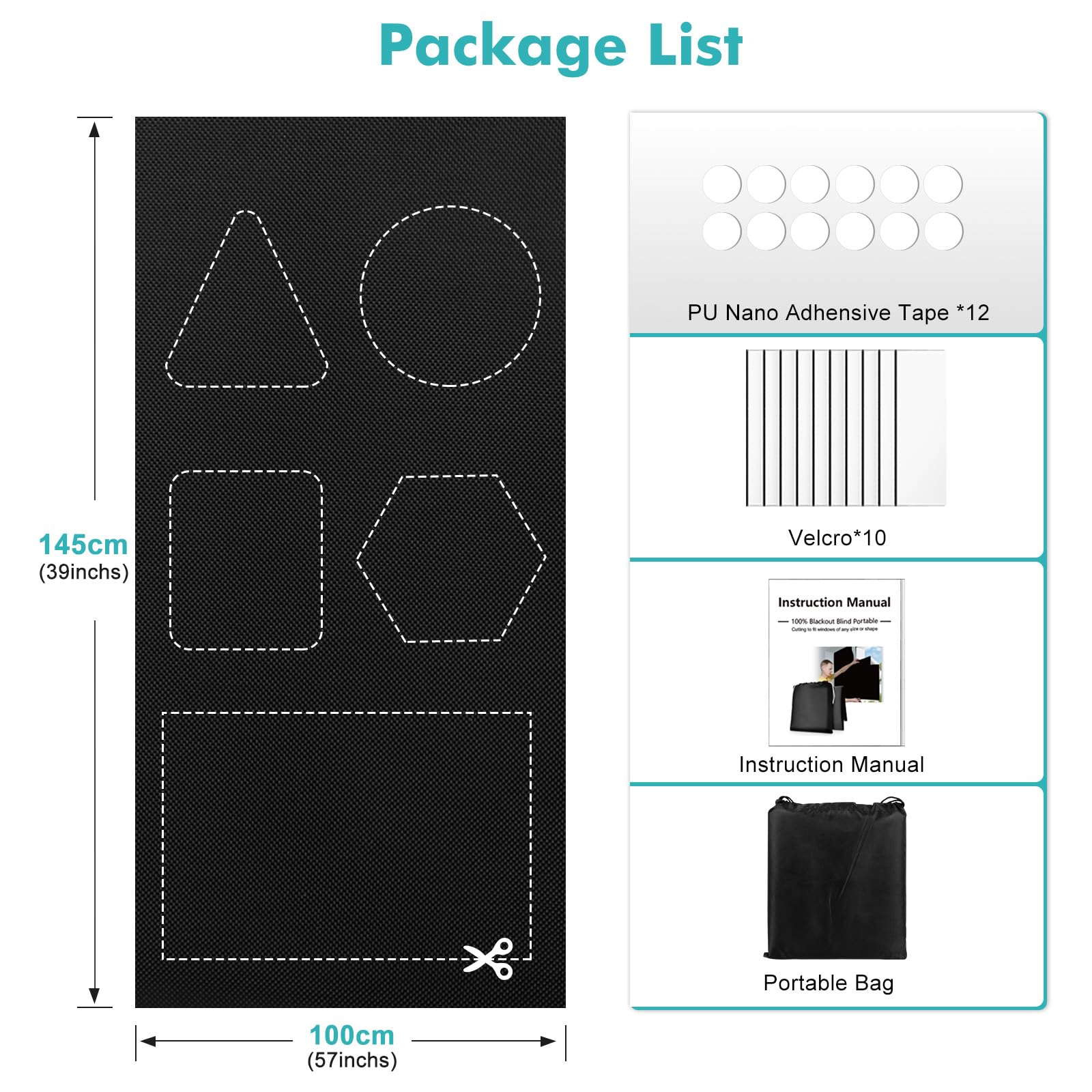 Keeswin travel-friendly blackout curtains ready for nursery or car use.