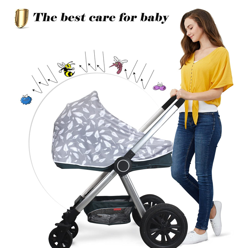 Kefee Kol private breastfeeding cover shields baby from sun and breeze.