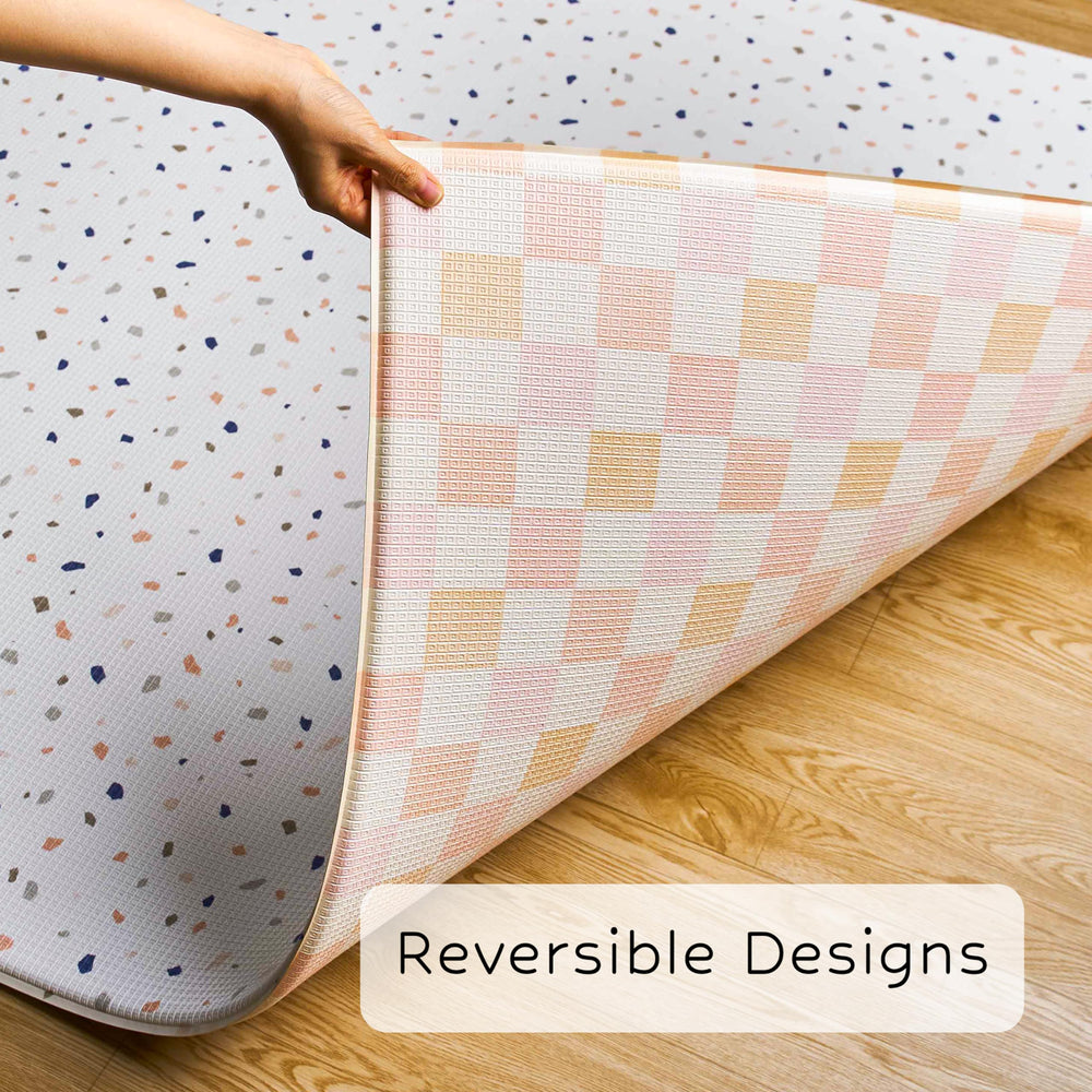 Keiki Care non-slip textured surface supports confident crawling.