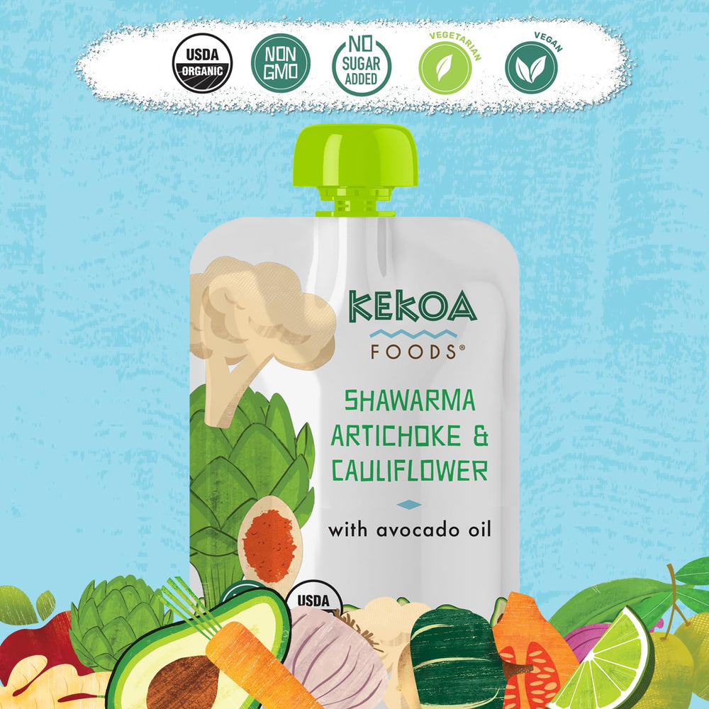 Kekoa Foods cauliflower floret close-up emphasizing cruciferous nutrition and smooth texture.