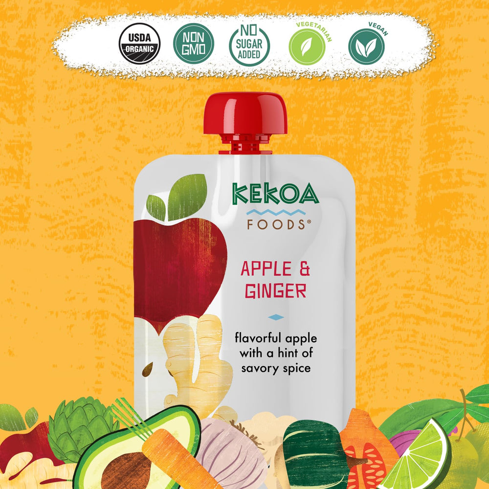 Kekoa Foods Mild Ginger flavor supports palate development during early finger foods.
