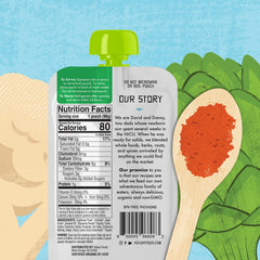 Kekoa Foods artichoke heart close-up highlighting fiber-rich vegetables for tiny tummies.