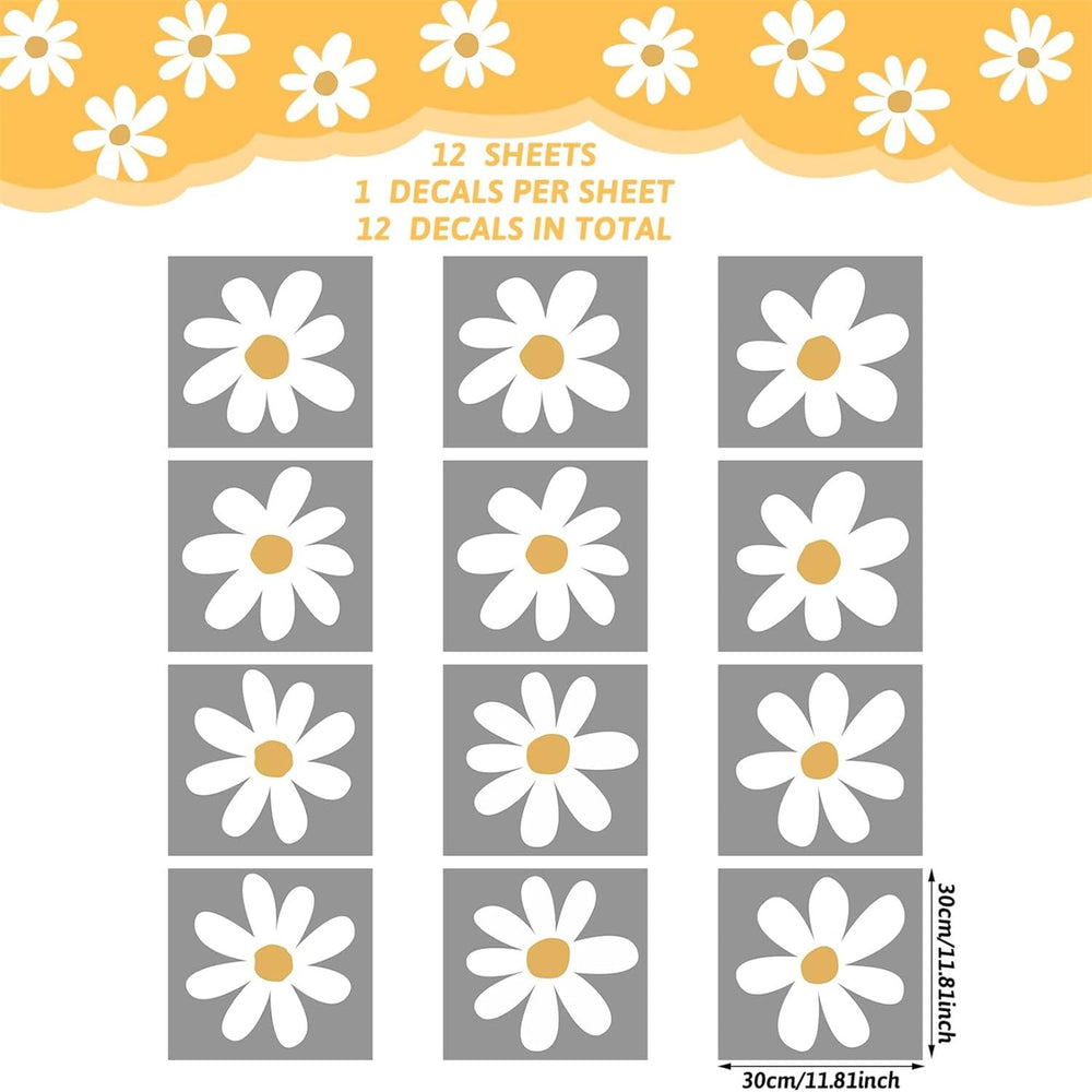 KeLay Fs daisies allow customizable patterns to fit any wall or space.