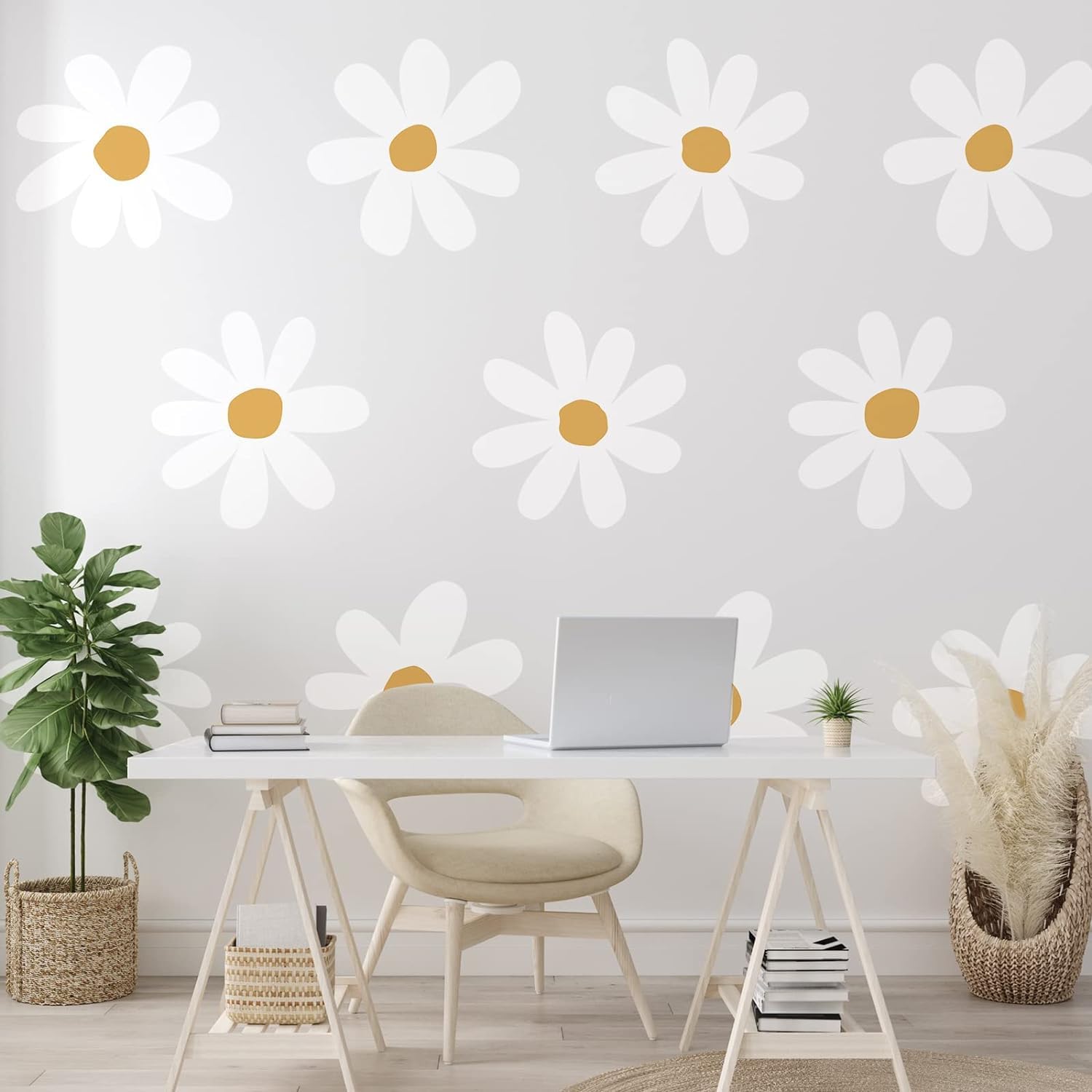 KeLay Fs daisies come on 12x12 inch sheets for flexible layouts.