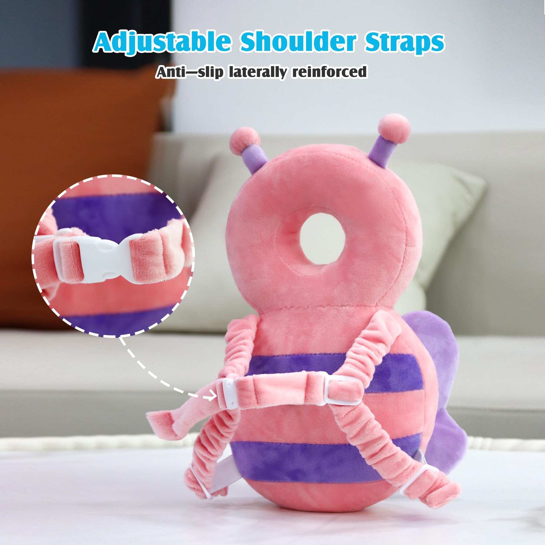 KELLODY ultra-lightweight cushion, minimal bulk during play