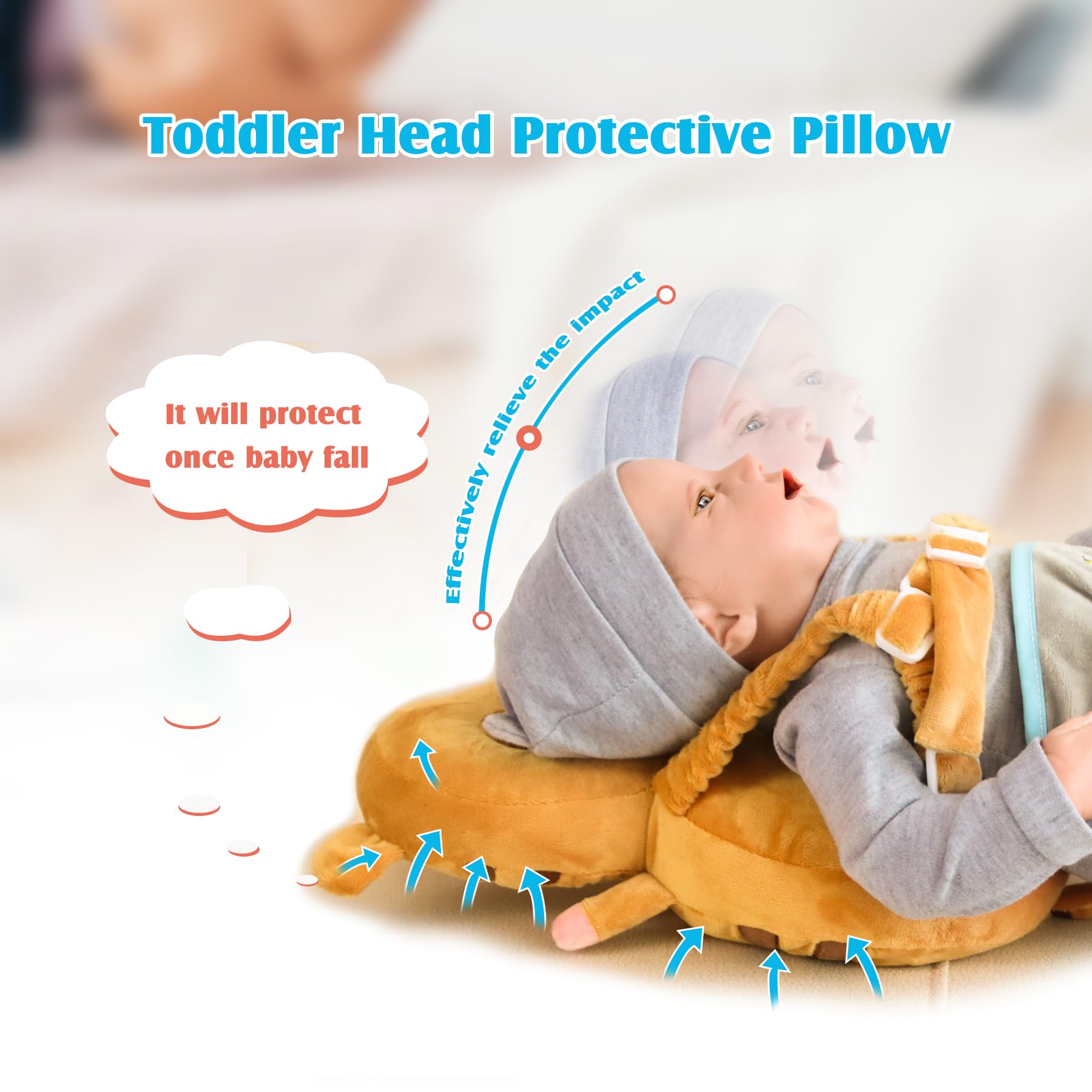 KELLODY soft non-toxic cotton velvet material keeps baby cool and comfortable