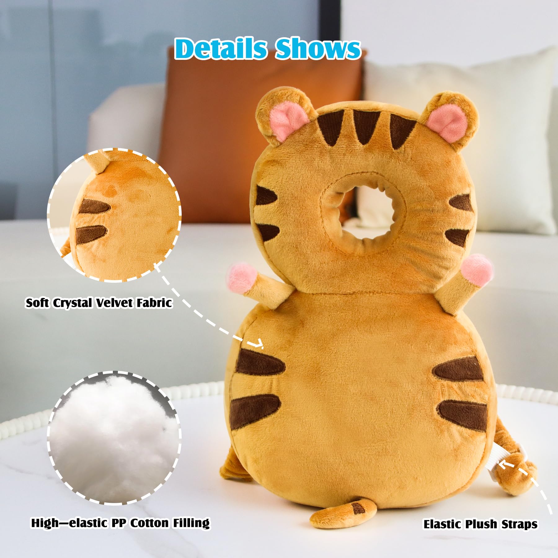 KELLODY washable and reusable head protector maintains shape after washing