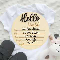 KEMINA BLANKETS gender neutral baby sign for nursery decor.