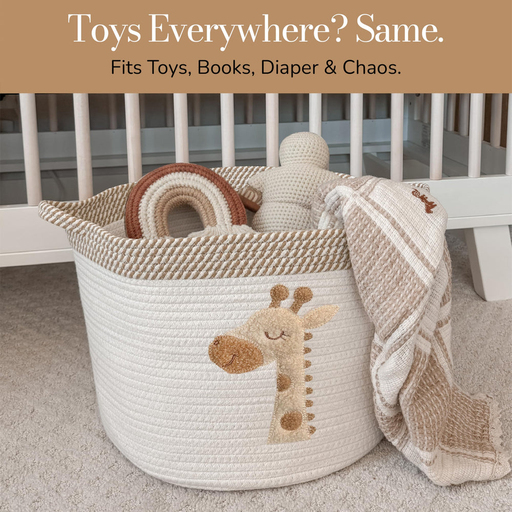 KEMINA BLANKETS machine washable nursery basket for easy care
