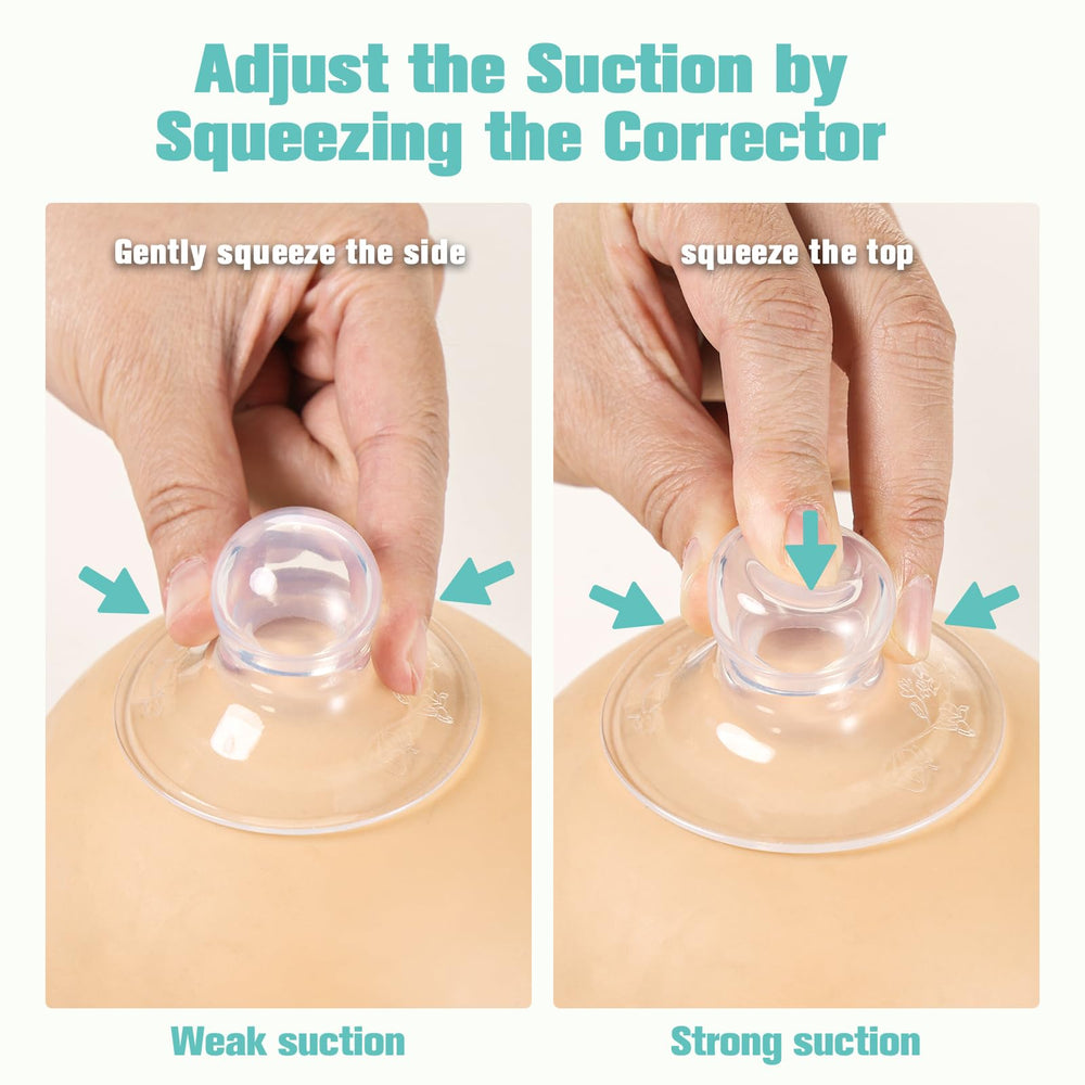 Kencpet dual-side use for balanced latch during breastfeeding.