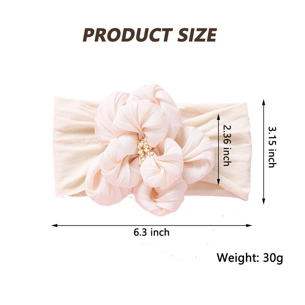 Kenjudess flower headband in pink enhances special occasion looks