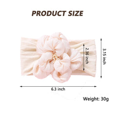 Kenjudess flower headband in pink enhances special occasion looks