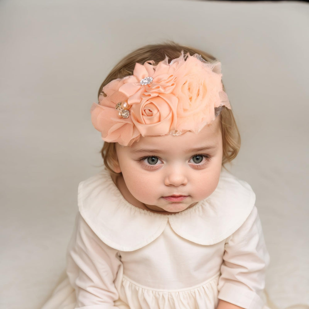 Kenjudess crystal crown headband brings subtle sparkle for birthdays and photos.