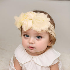 Kenjudess daisy flower headband brightens daily outfits and holds hair in place