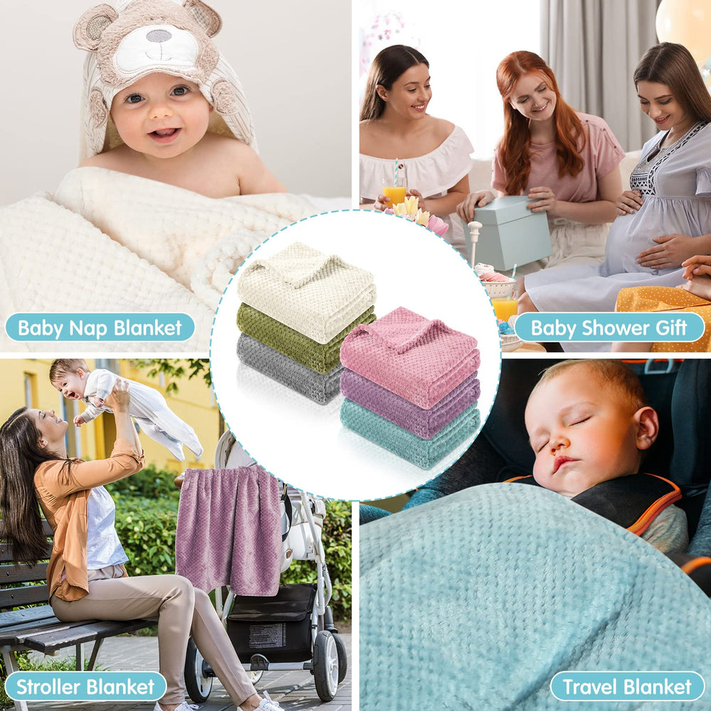 Kenning light blue close-up adds calm tone for crib.