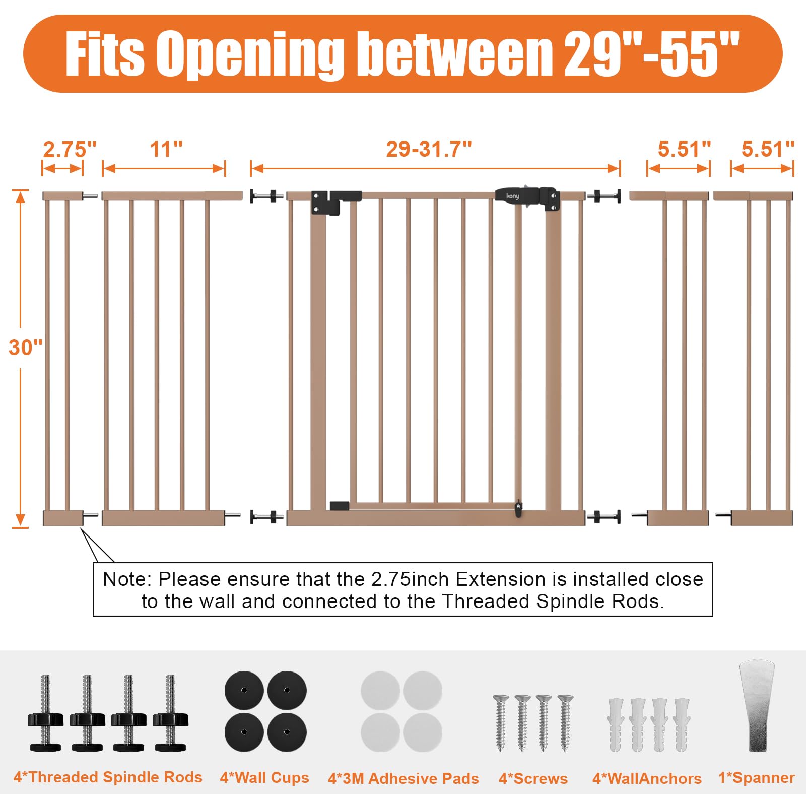 Removable gate for quick transfer between rooms and travel