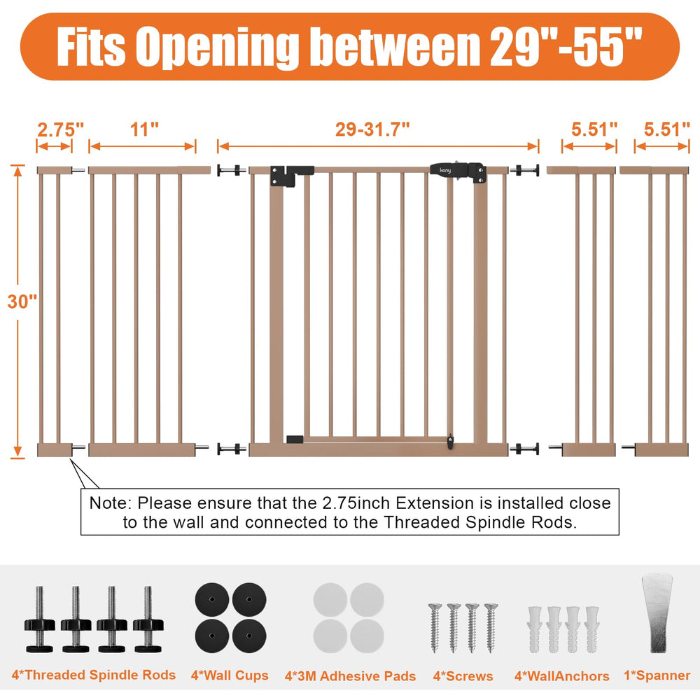 Removable gate for quick transfer between rooms and travel