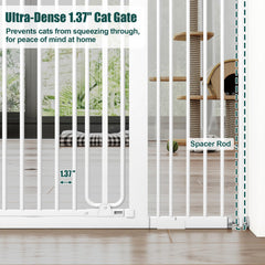 keny auto-close cat gate demonstrates hands-free secure closing