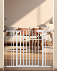 Keny baby gate extensions widen fit from 29 to 42.5 inches for versatile openings.