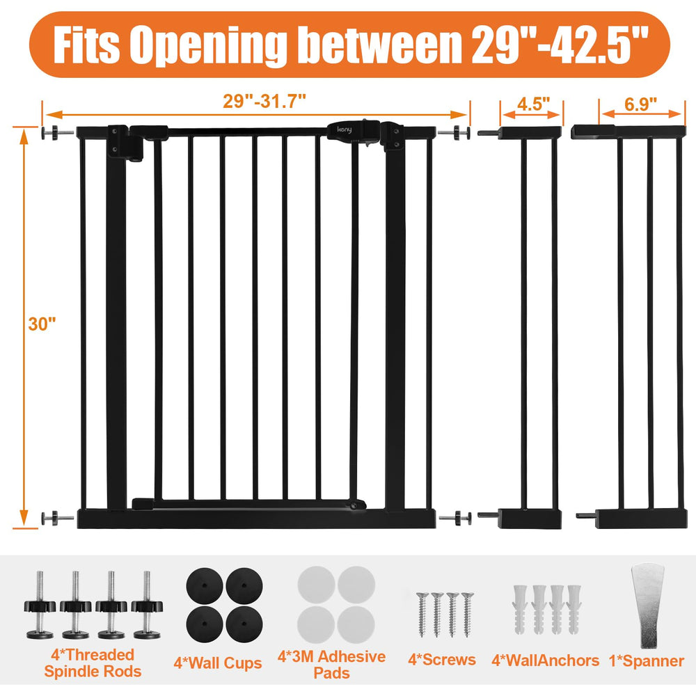 keny removable gate enables quick transfer between rooms