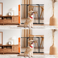 keny wide adjustable gate spans 29-42.5 inches for flexible openings.