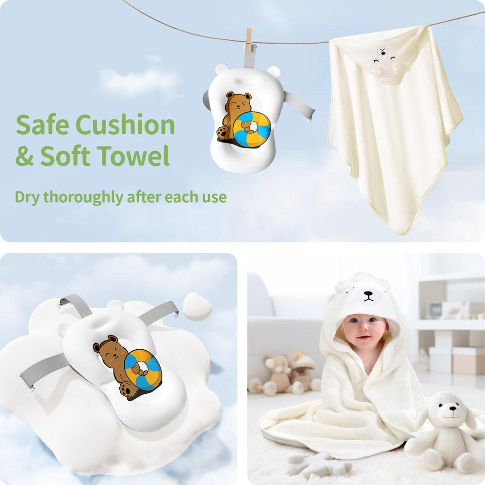 Kerbwry baby tub warmth gauge helps monitor bath temperature safely.