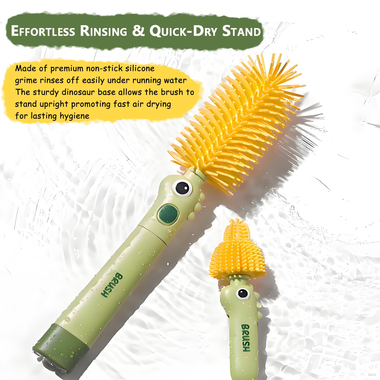 Kesttenn compatible with plastic, glass, and stainless steel baby gear.