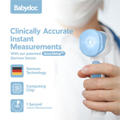 Ketodoc Babydoc bathwater reading keeps bath temperature comfortable.