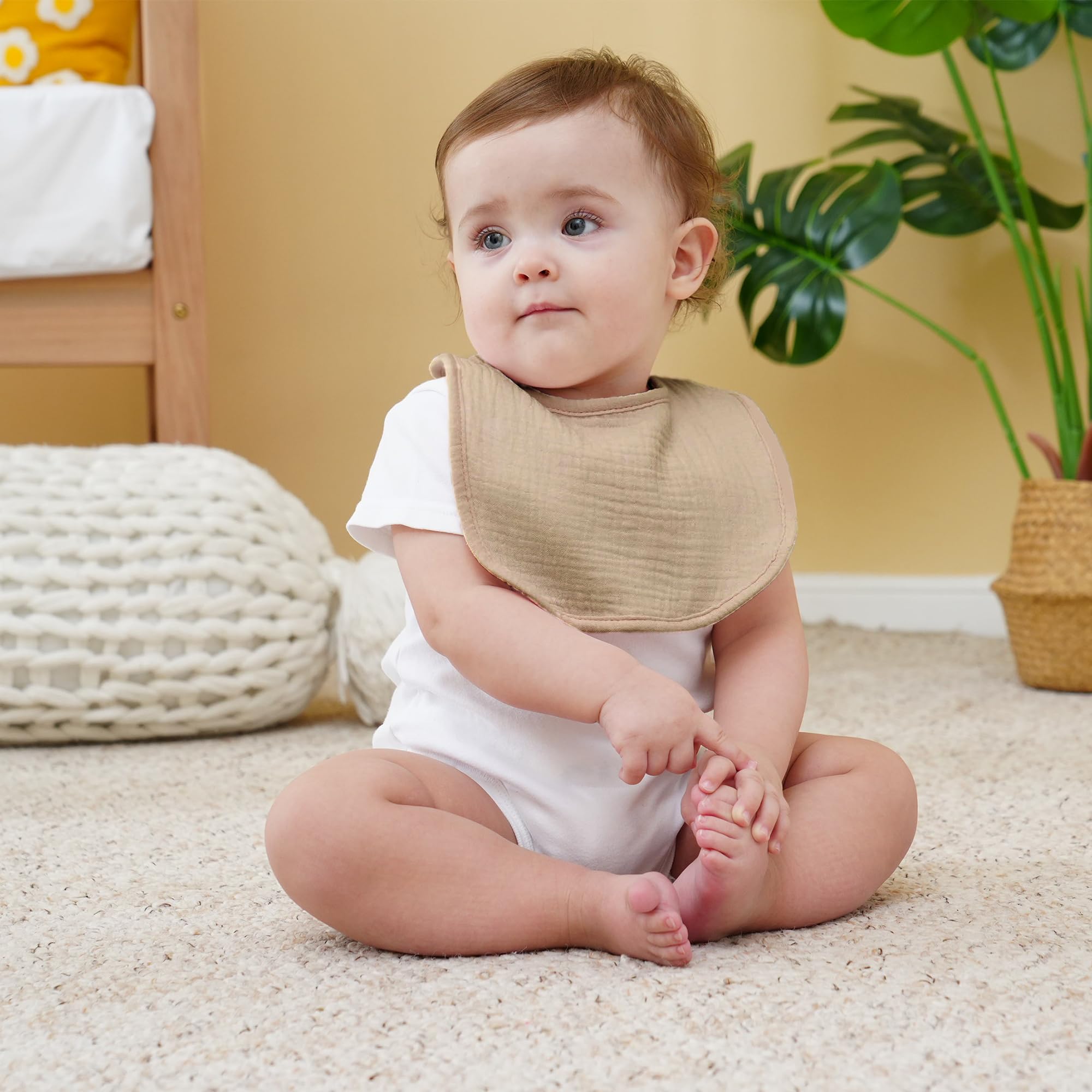 Kewlife gift muslin baby bibs gift-ready packaging for baby showers