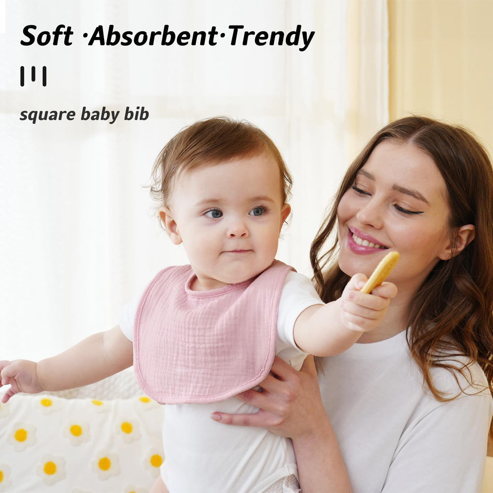 Kewlife gift bibs soft-front fabric gentle on baby's skin