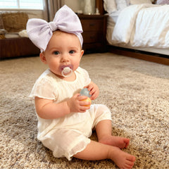 Kexinstar baby bow headbands in black provide versatile daily style.