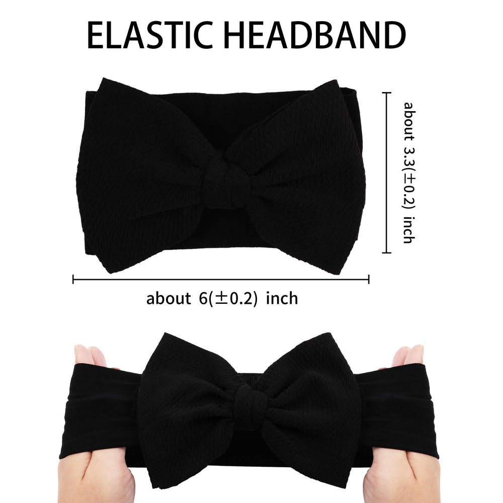 Kexinstar headbands on a baby demonstrate secure, comfortable fit for 0-12 months.