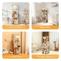 Keyixize hanging rope adds extra storage for tiny plushies and accessories.