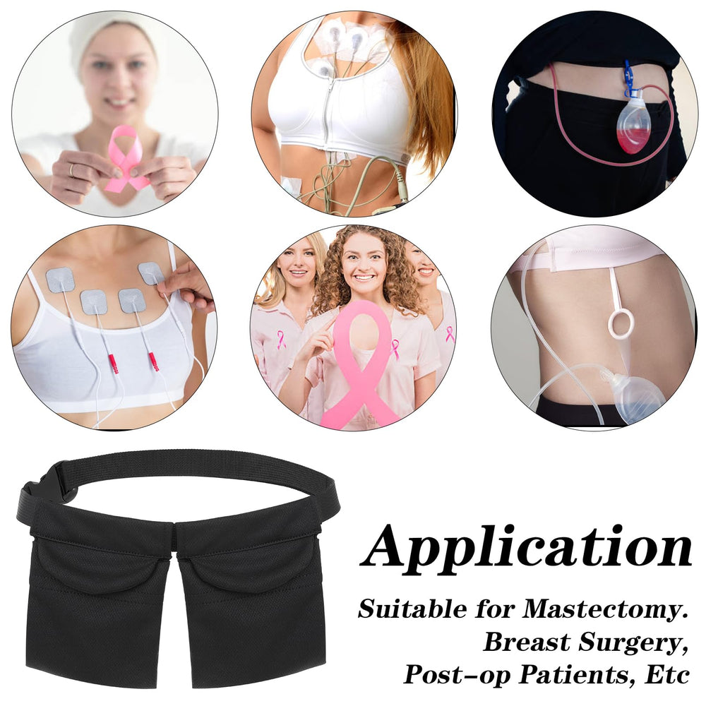 KFHENSOMR breathable polyester drain belt minimizes skin irritation during use.