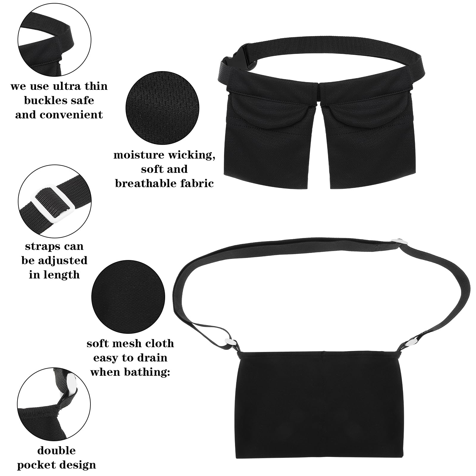 KFHENSOMR drain bag shower companion promotes hygienic post-surgery showers.