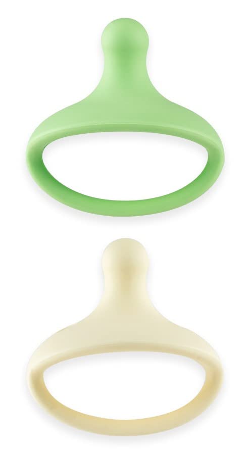 KH Kids Heroes mint green one-piece pacifier soothing babies during sleep.