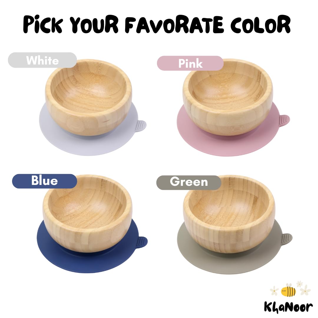 Khanoor bamboo set supports baby-led weaning and early independence.
