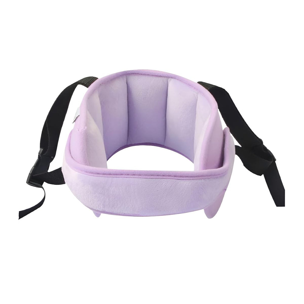 KHGUZ head support strap installed on a car seat for secure travel comfort.