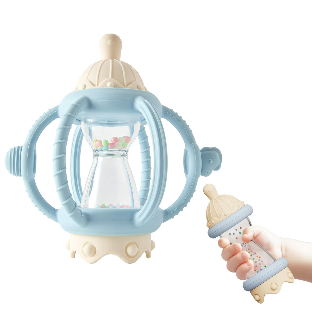 KIAANS Baby Montessori teether carousel for soothing gums