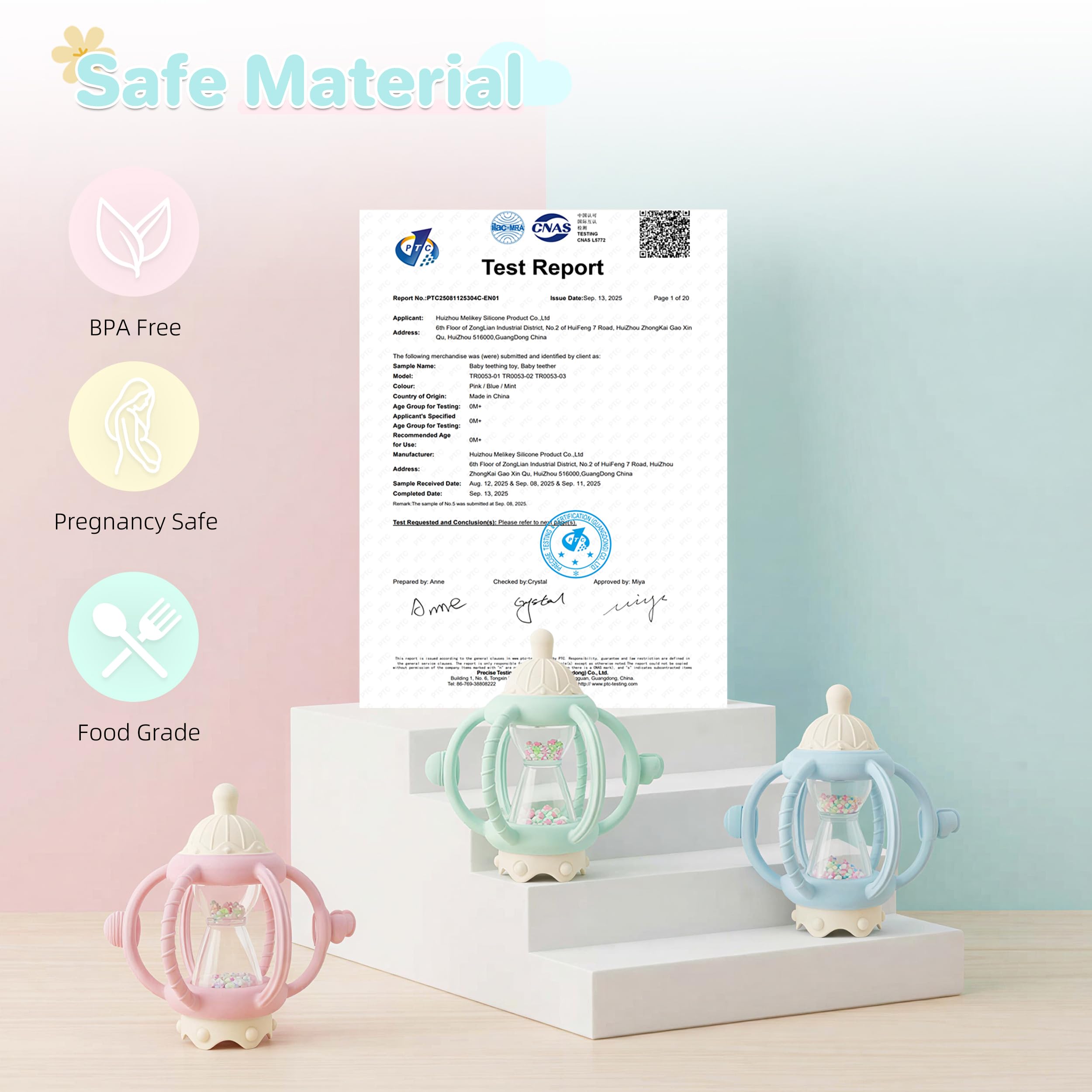 KIAANS easy-clean design simplifies hand washing and care.