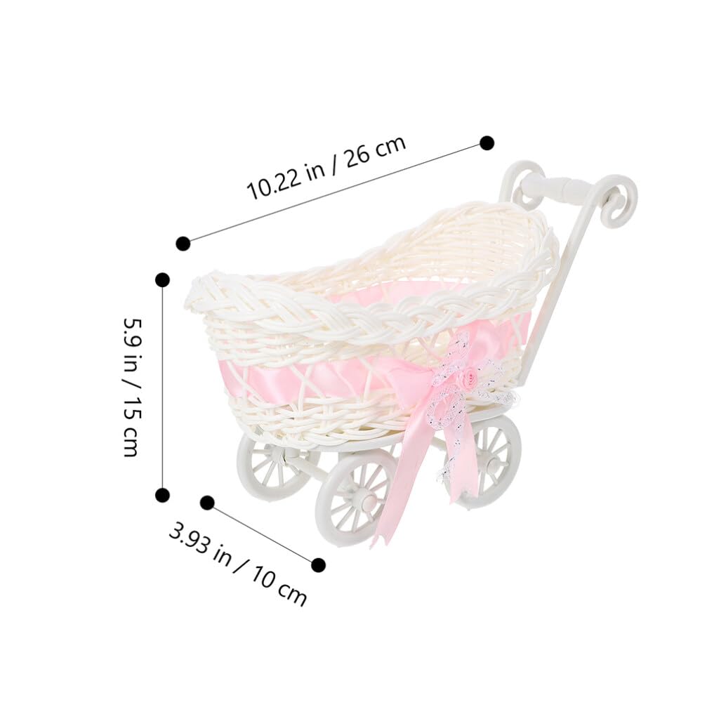 Kichvoe stroller basket decor blends rustic charm with elegance